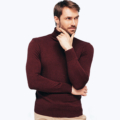 Luxury maroon sweater for Men